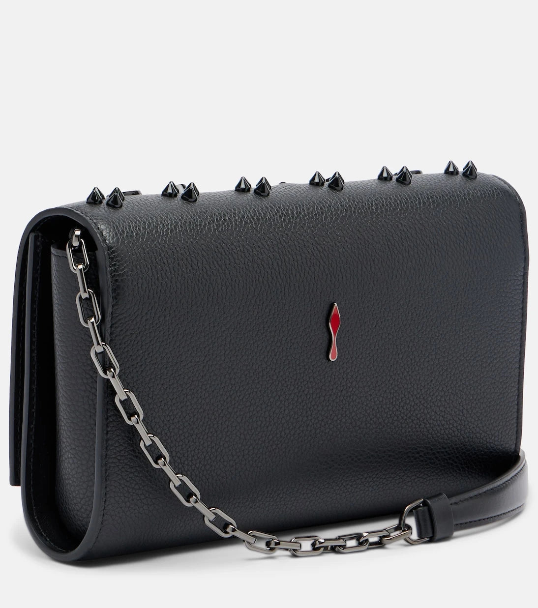 Christian Louboutin - Paloma leather wallet on chain