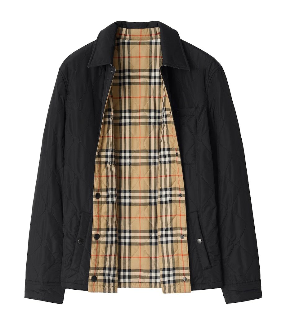 Burberry Black Reversible Quilted Jacket