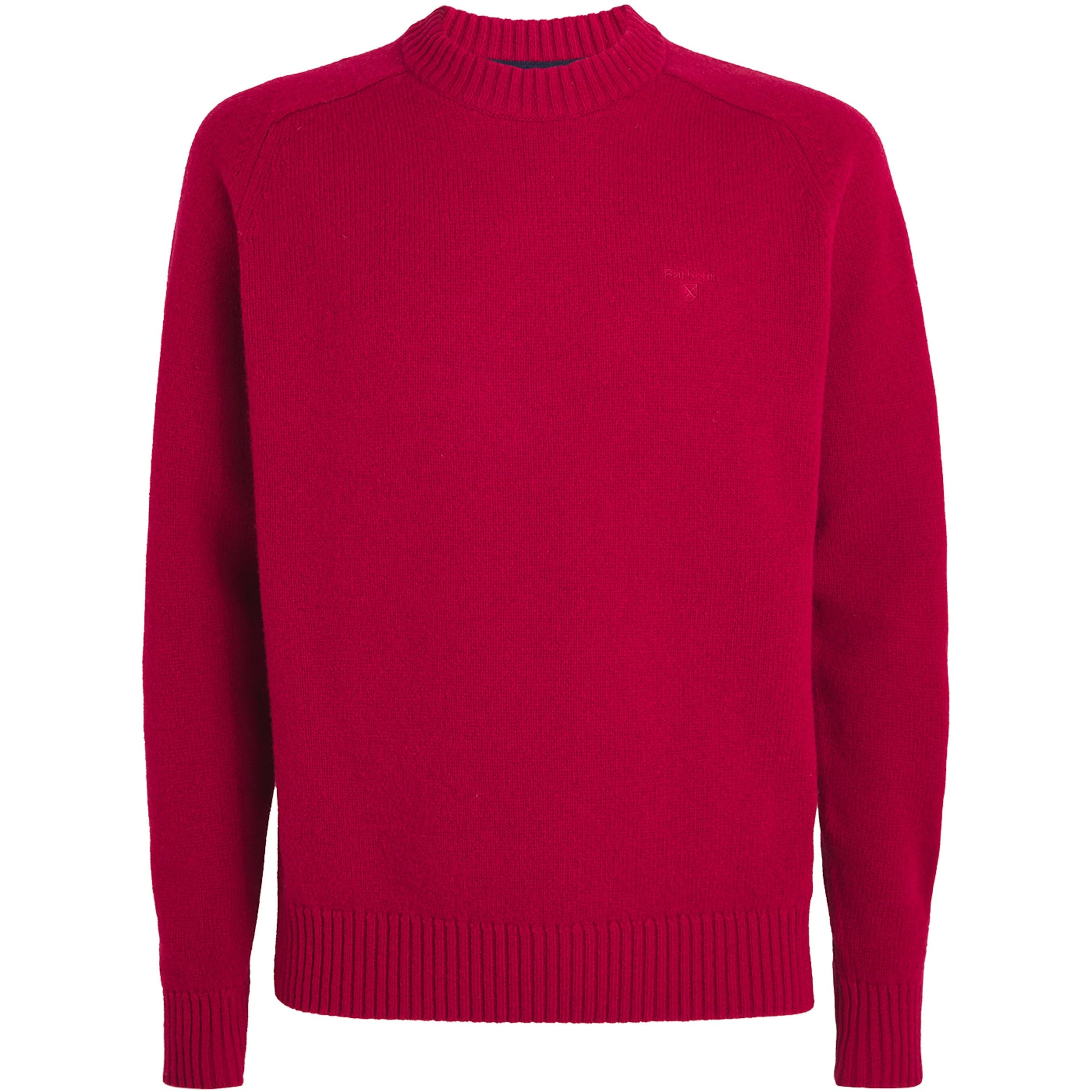 Barbour Red Wool Grangetown Sweater
