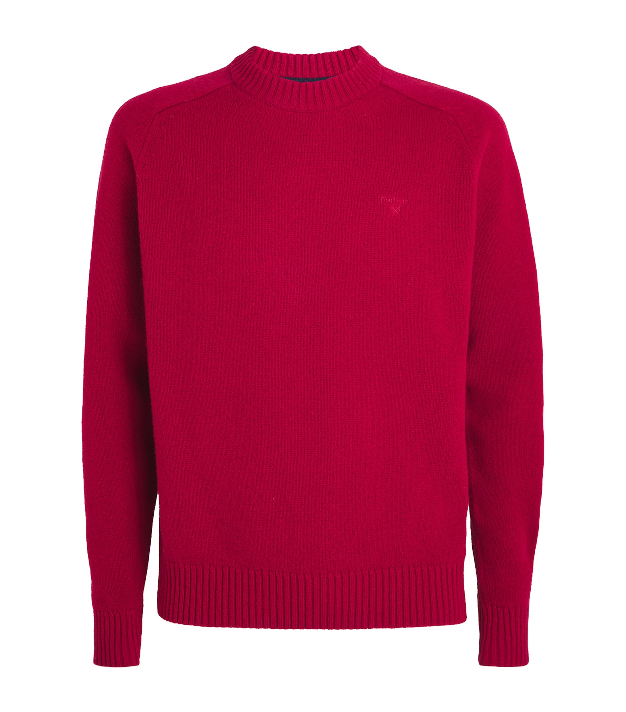 Barbour Red Wool Grangetown Sweater
