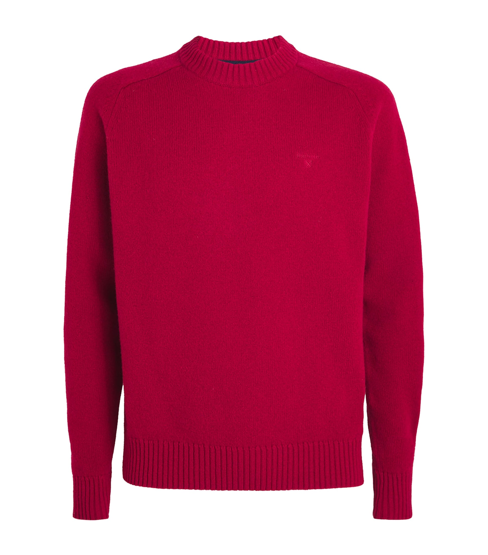 Barbour Red Wool Grangetown Sweater