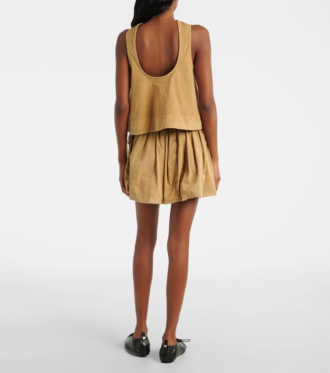 Ganni - Cotton-blend top