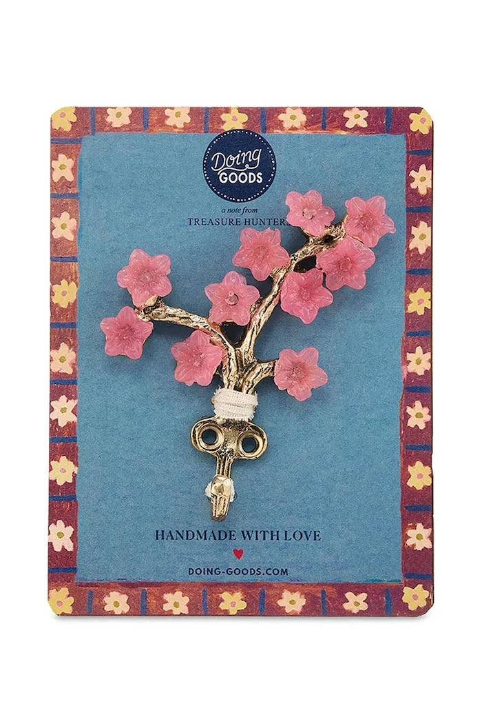 Doing Goods Elodie Flower Hook 11.5 x 8 x 2 cm
