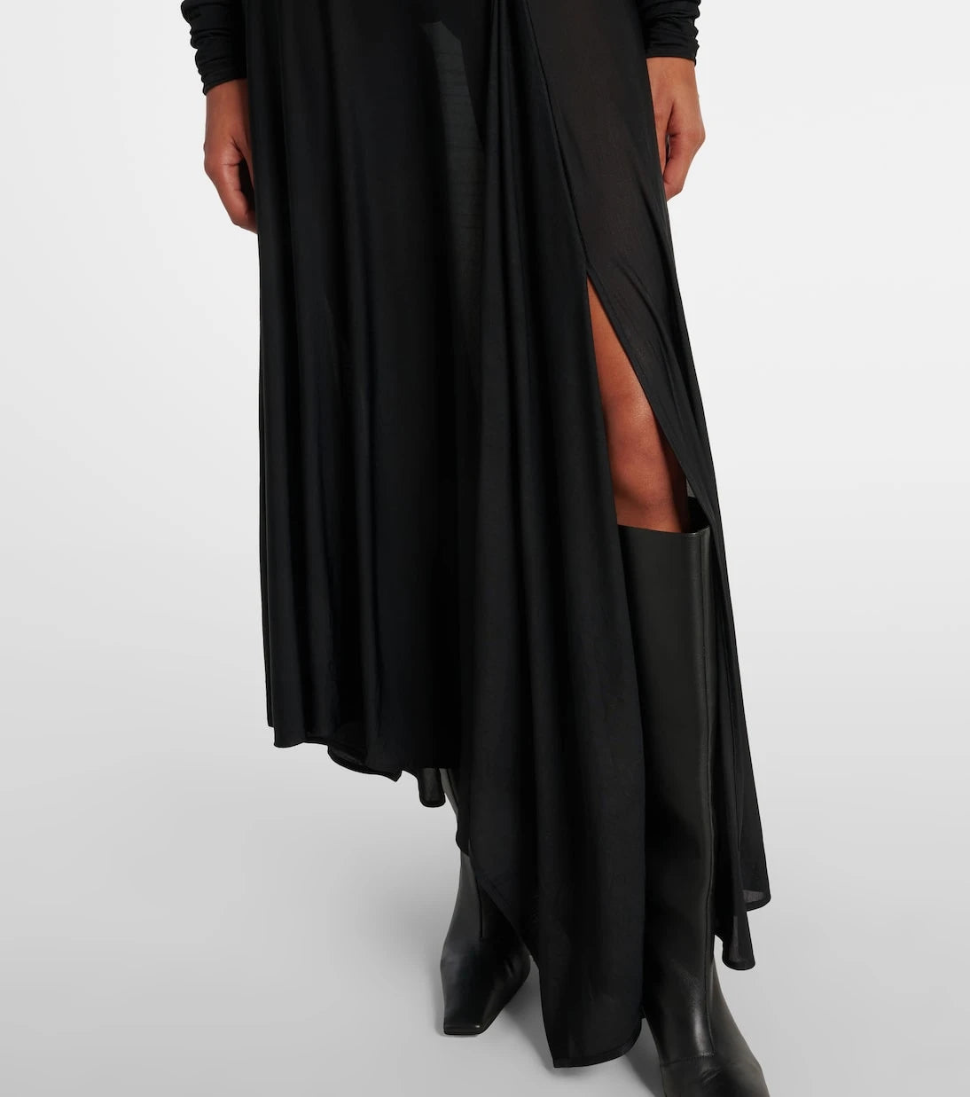 Acne Studios - Gathered asymmetric maxi dress