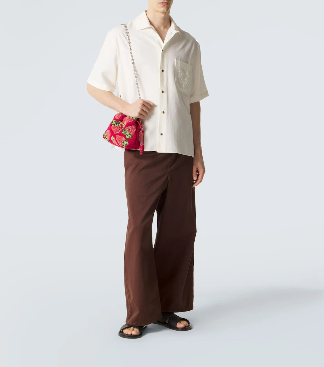 Loewe - Paula's Ibiza Flamenco Mini beaded clutch