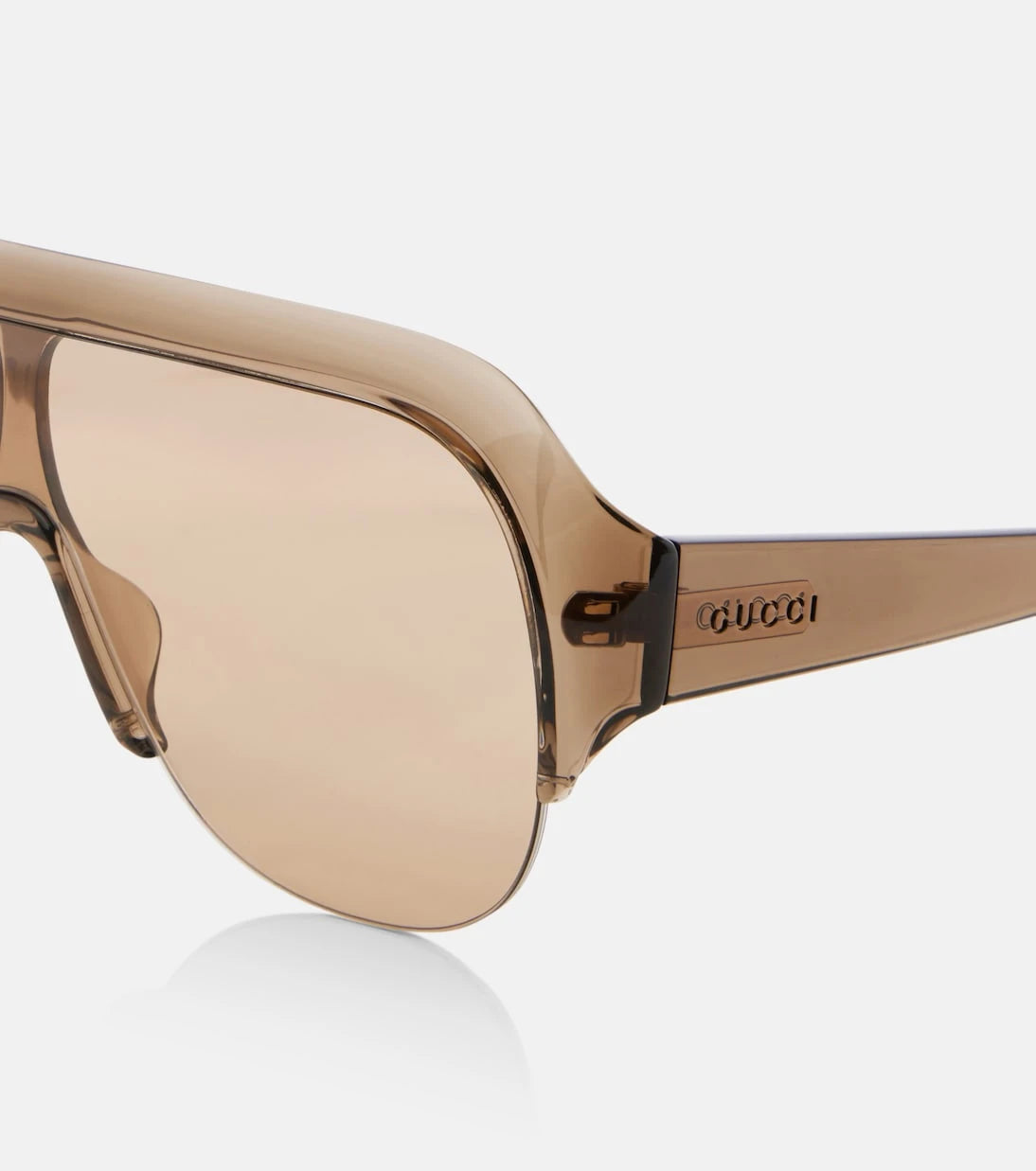 Gucci - Logo shield sunglasses