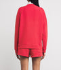 Sporty & Rich Red Beverly Hills Crest Sweatshirt