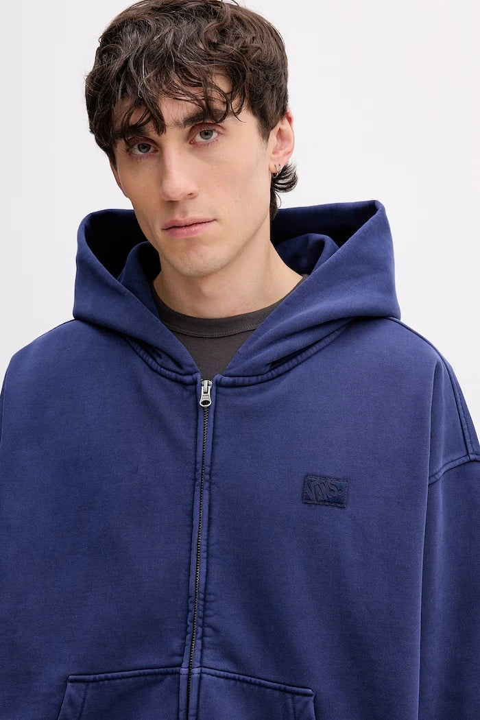Kapüşonlu ve fermuarlı Vans erkek pamuklu sweatshirt Premium LX Full Zip