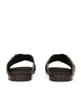 Dolce & Gabbana Leather Logo Crossover Sandals