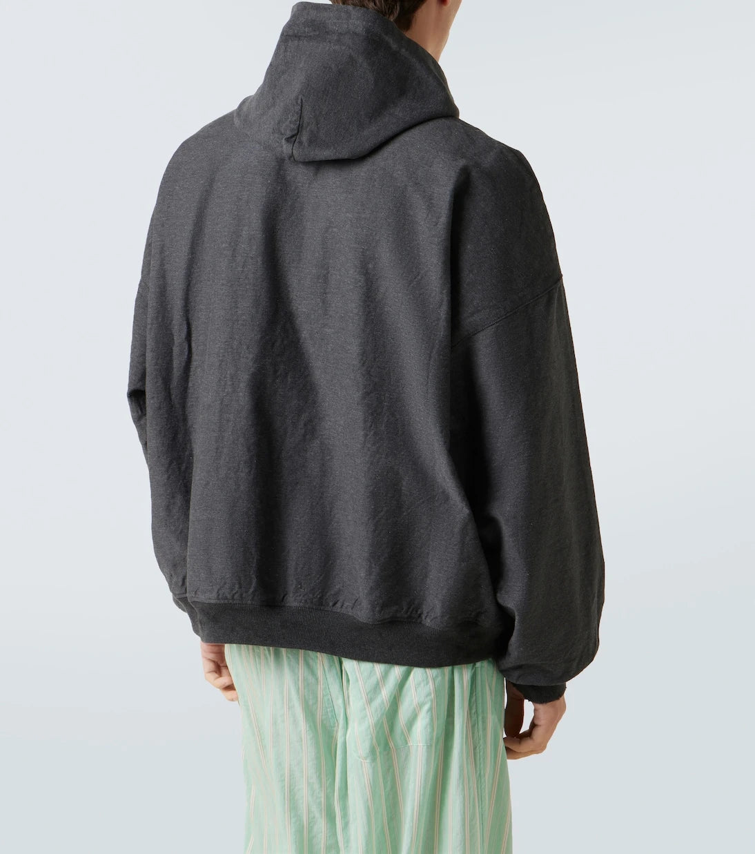 Balenciaga - هودي جينز بنمط ترمبلوي