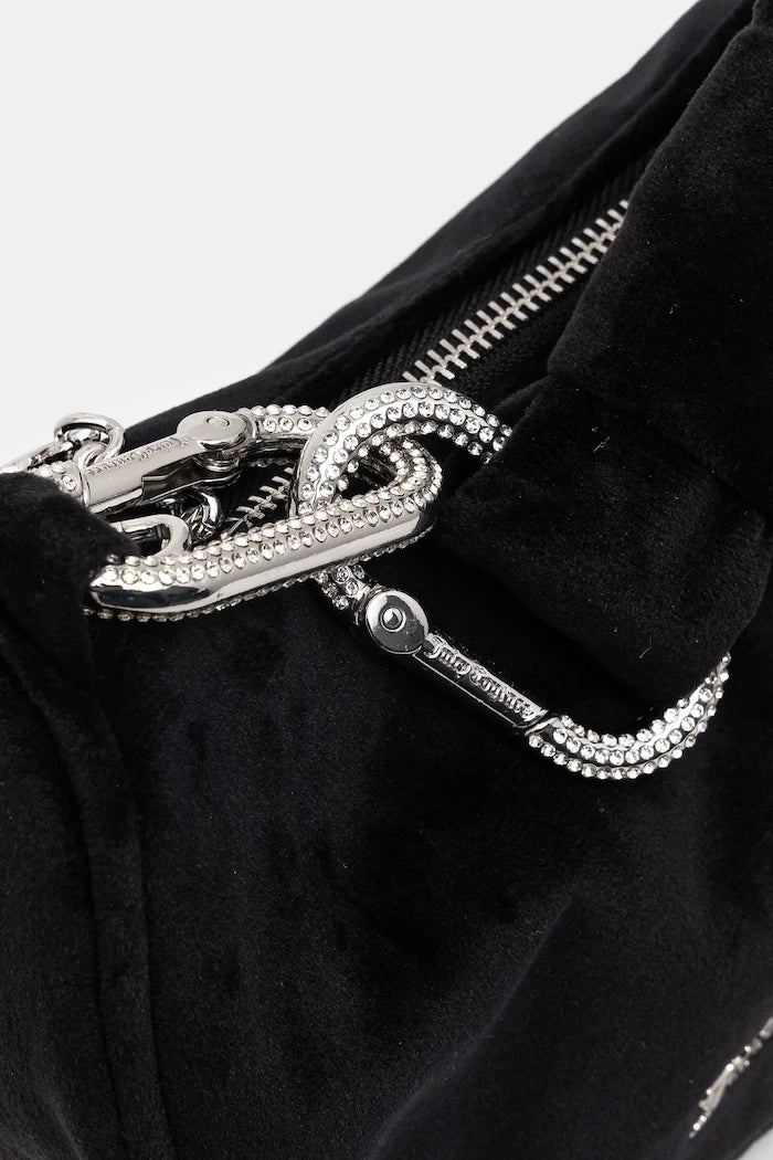 Juicy Couture kadife kadın hobo çanta Blossom