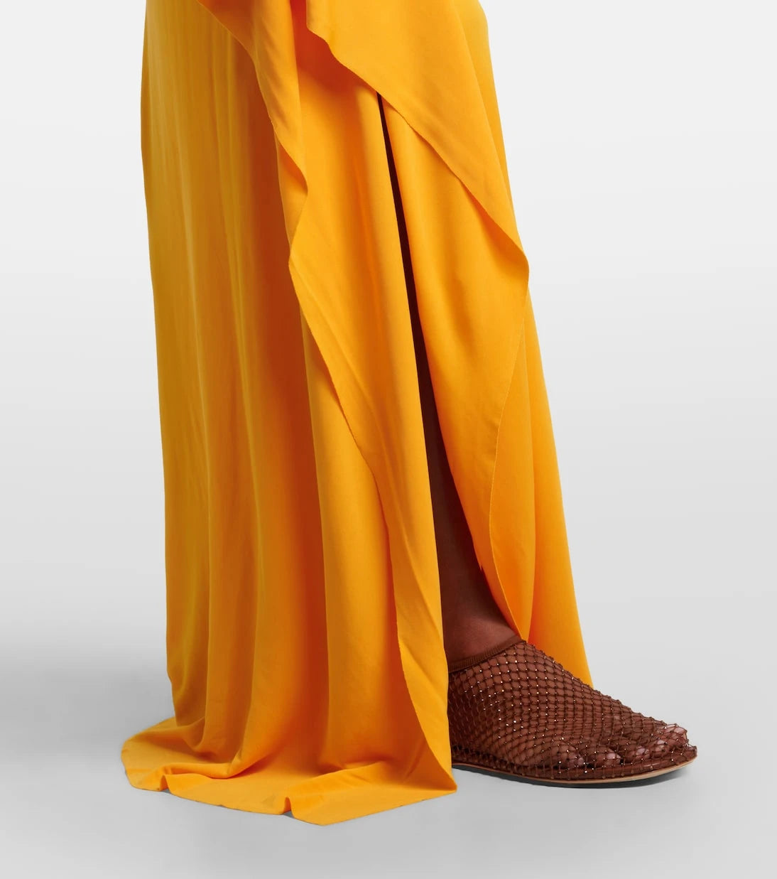 Christopher Esber - Embellished gathered jersey maxi skirt