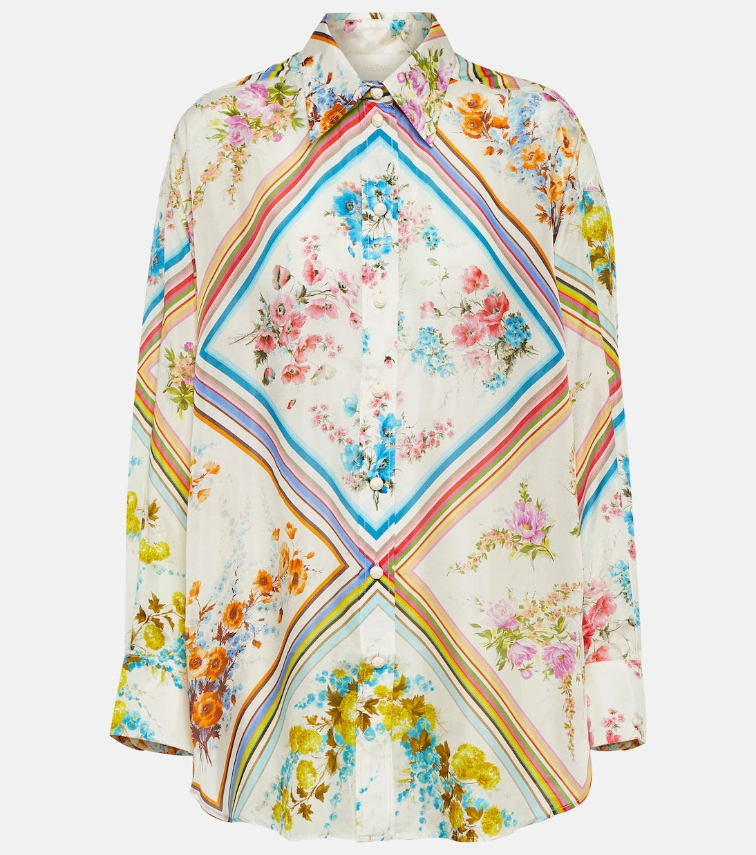 Zimmermann - Halcyon floral silk blouse
