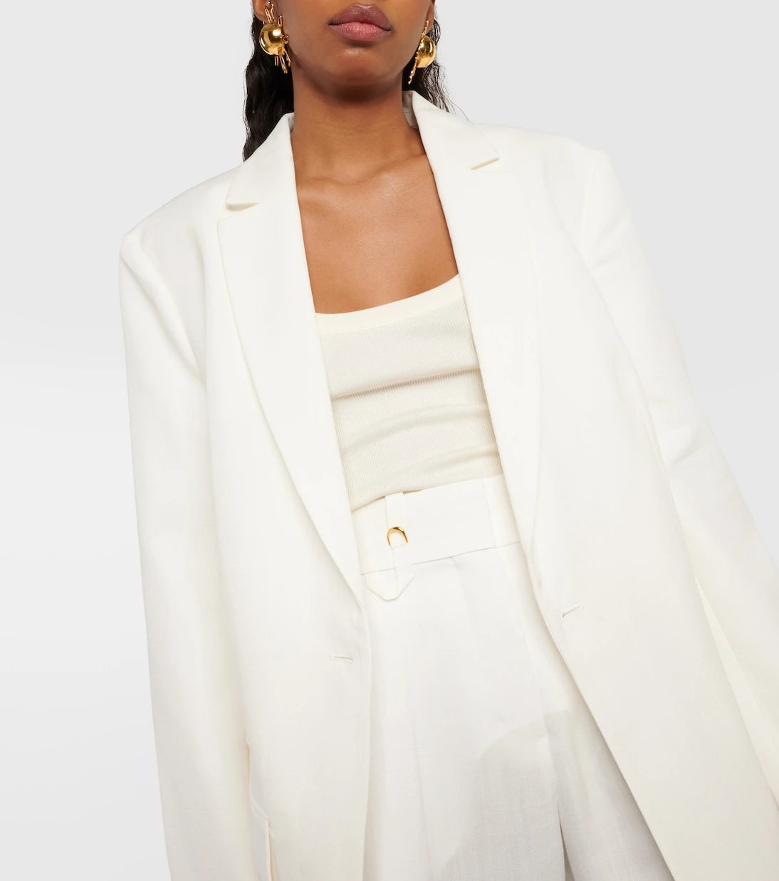 Jacquemus - La Veste Tibau asymmetric blazer