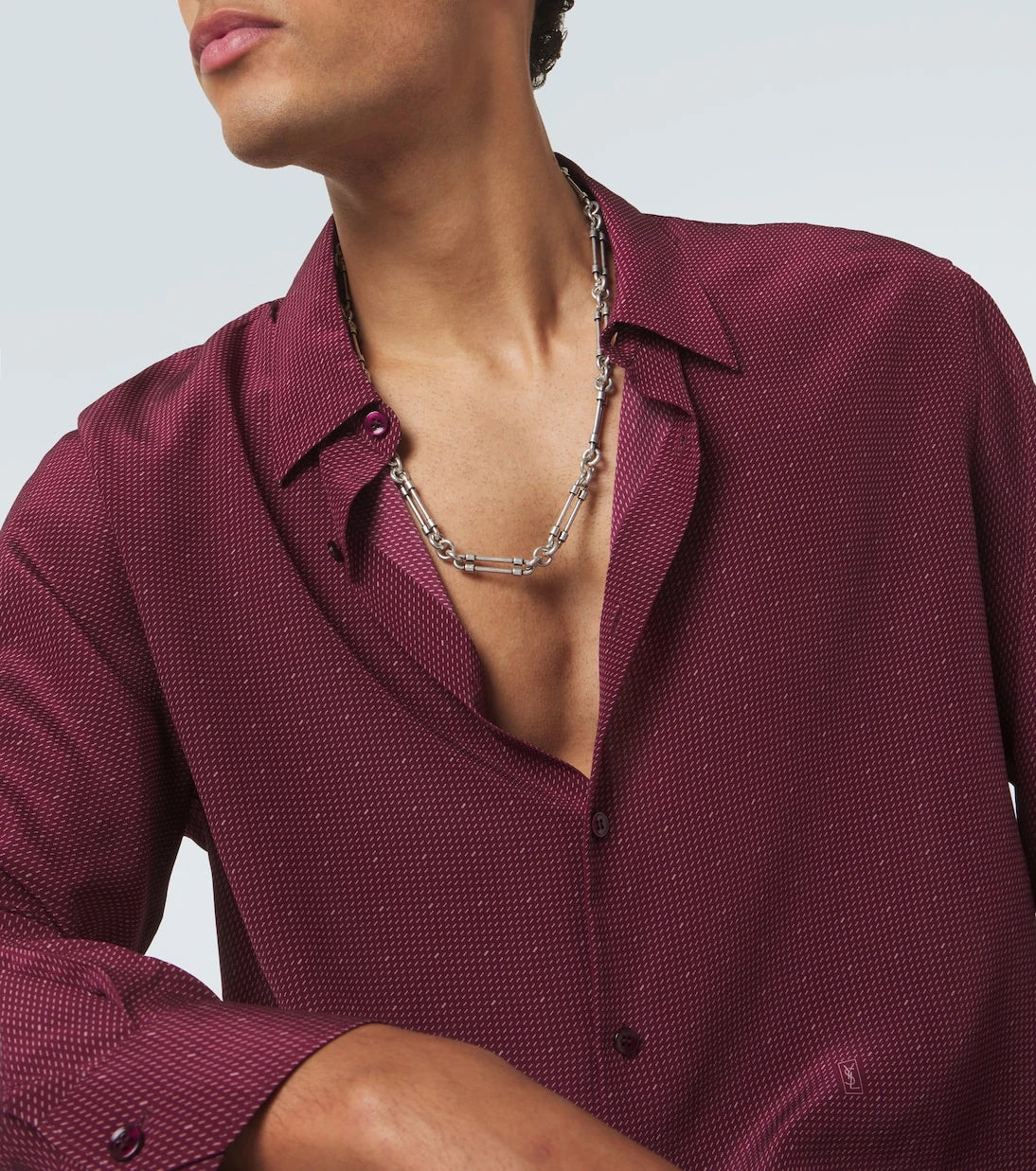 Saint Laurent - Cassandre chain necklace