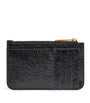 Balenciaga Black Leather Card Holder