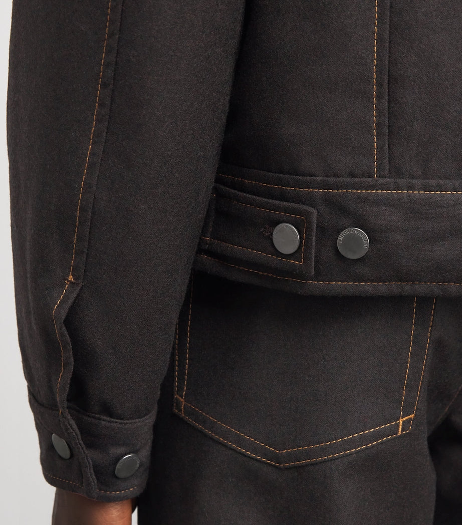 Emporio Armani Brown Denim Jacket