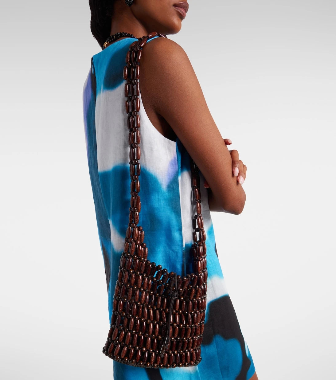 Staud - Cornado beaded crossbody bag