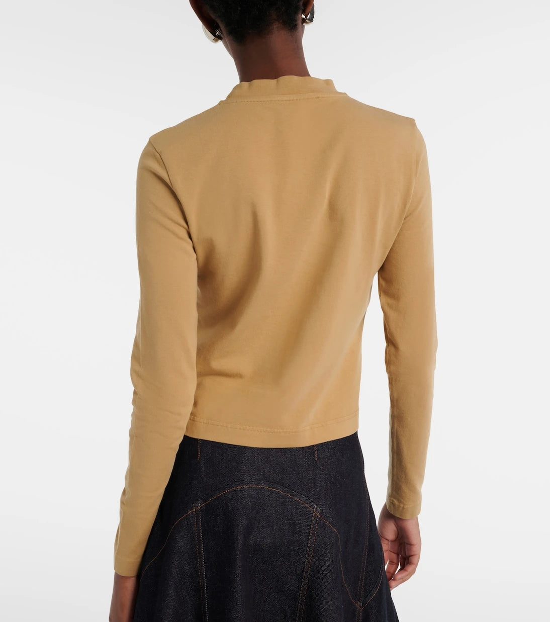 Jacquemus - تي شيرت من مزيج القطن والقروغرين