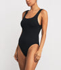 Hunza G Black Coverage Square-Neck Swimsuit