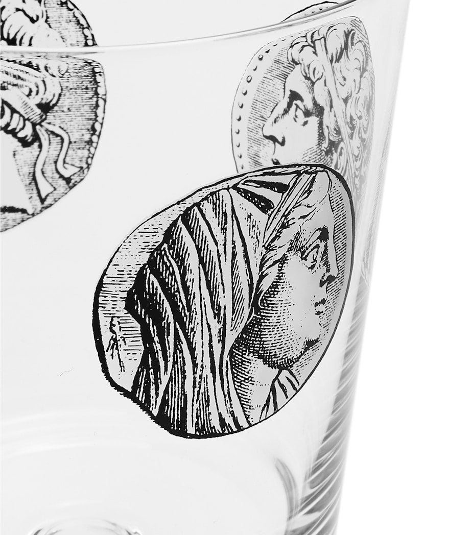 Fornasetti Set of 2 Cammei Wine Glasses