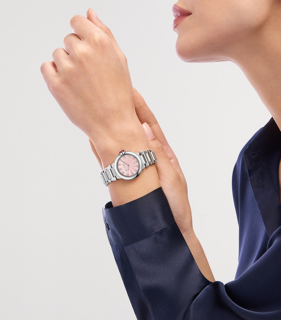 Stainless Steel Lvcea Watch 28mm