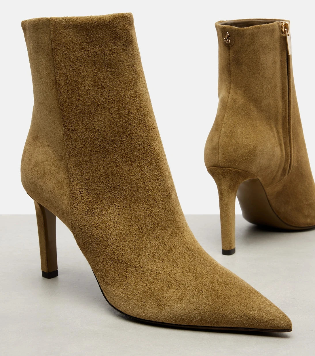 Jimmy Choo - Frankie 85 suede ankle boots