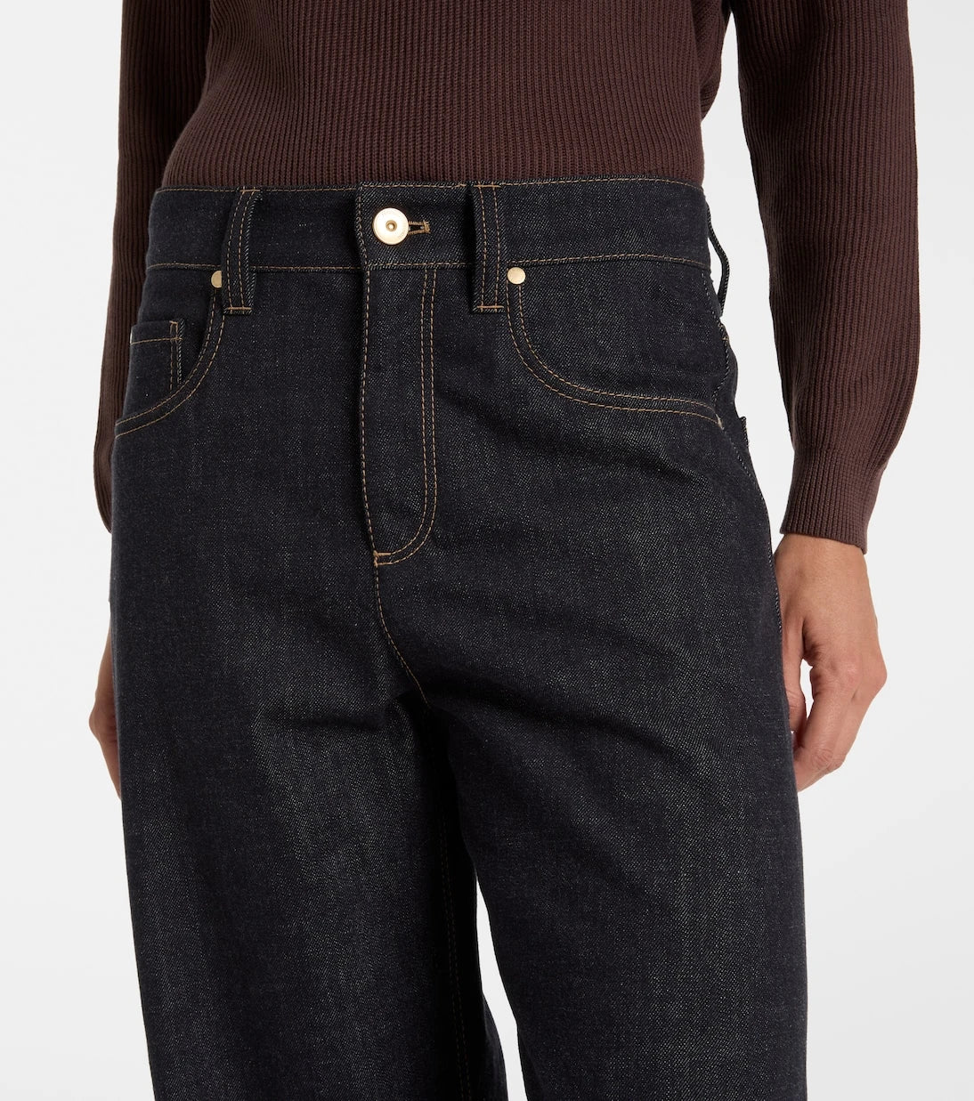 Brunello Cucinelli - Mid-rise wide-leg jeans