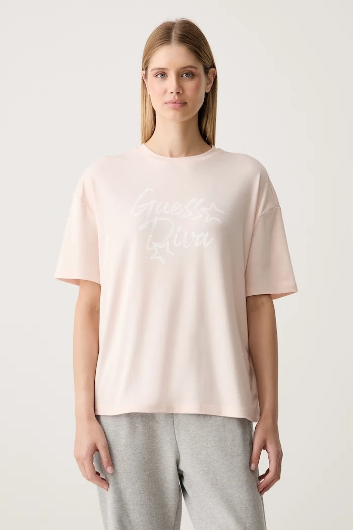 Guess тениска дамска с лиосел LUNA