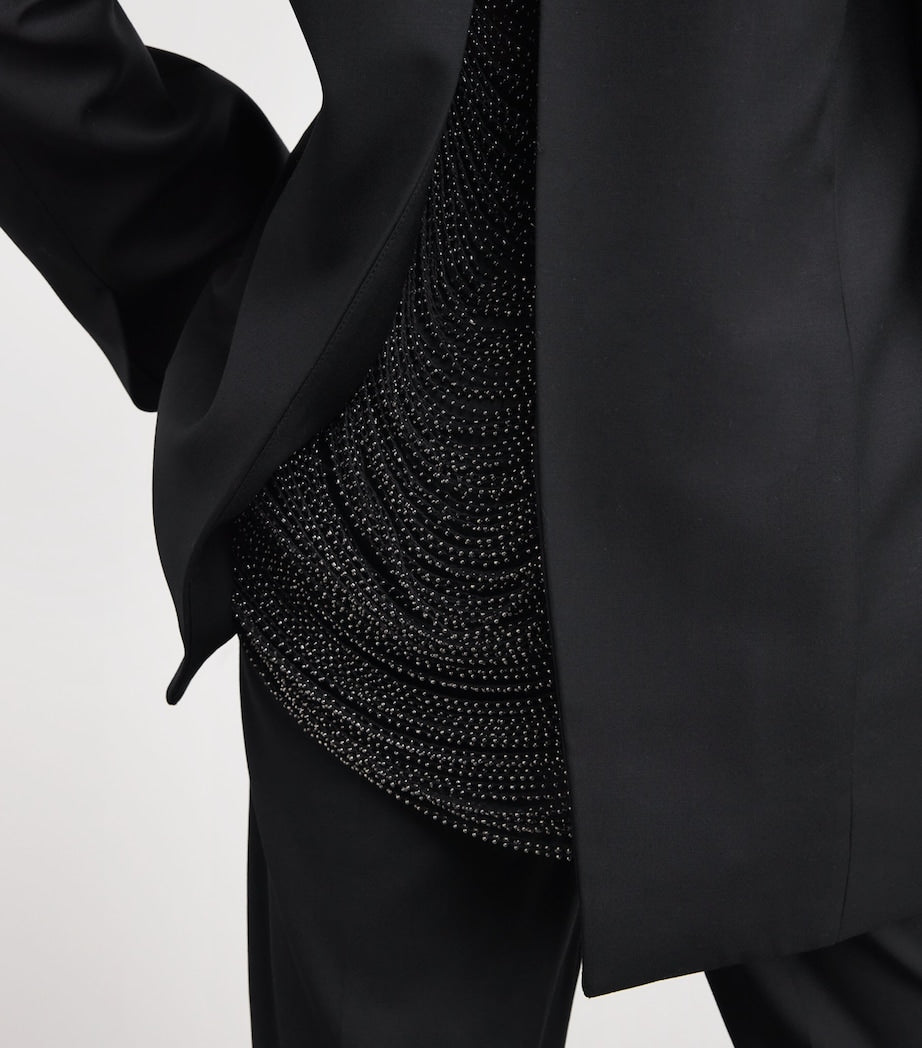 Wool-Blend Edie Blazer