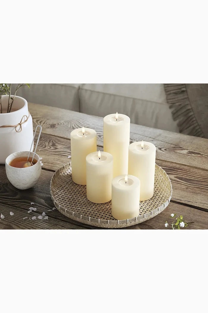 Led свещ Deluxe Homeart Bloklys 5 x 10 cm