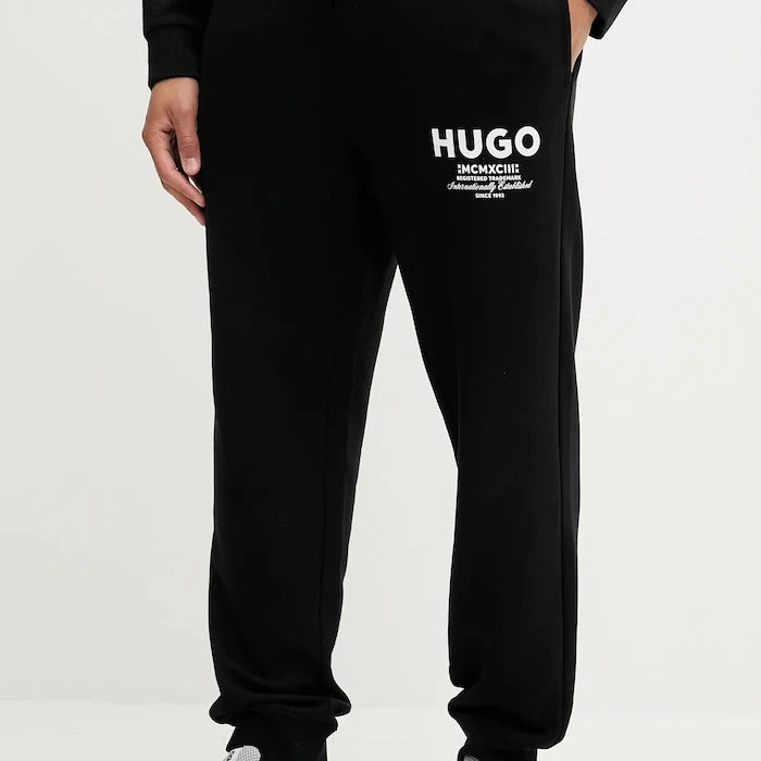 HUGO Mavi erkek pamuklu eşofman altı Nevez