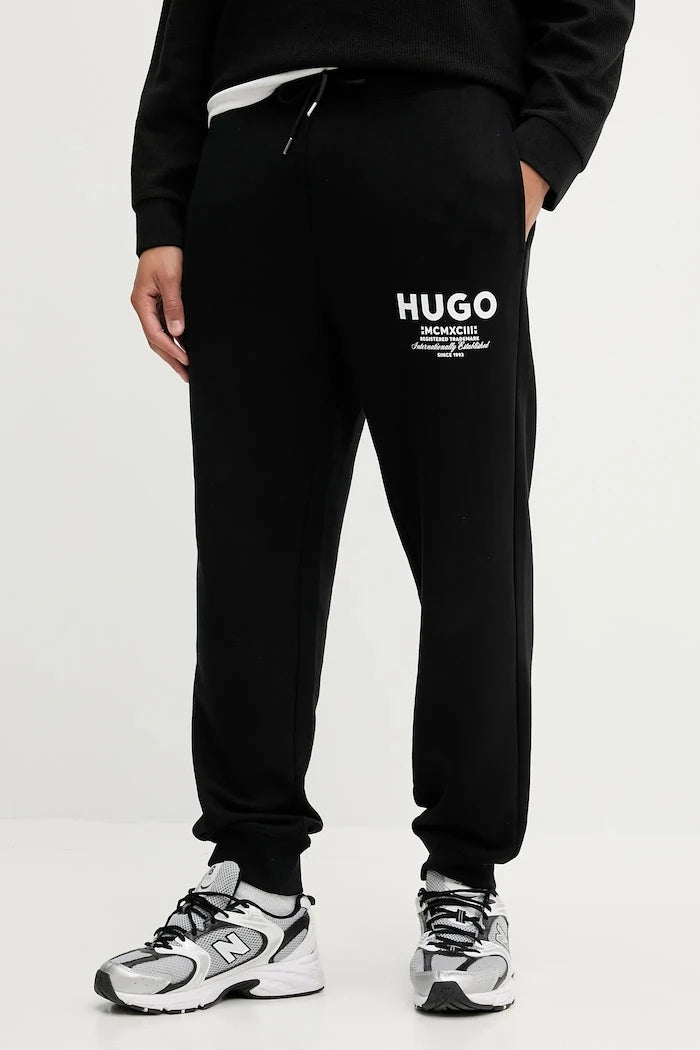 HUGO Mavi erkek pamuklu eşofman altı Nevez