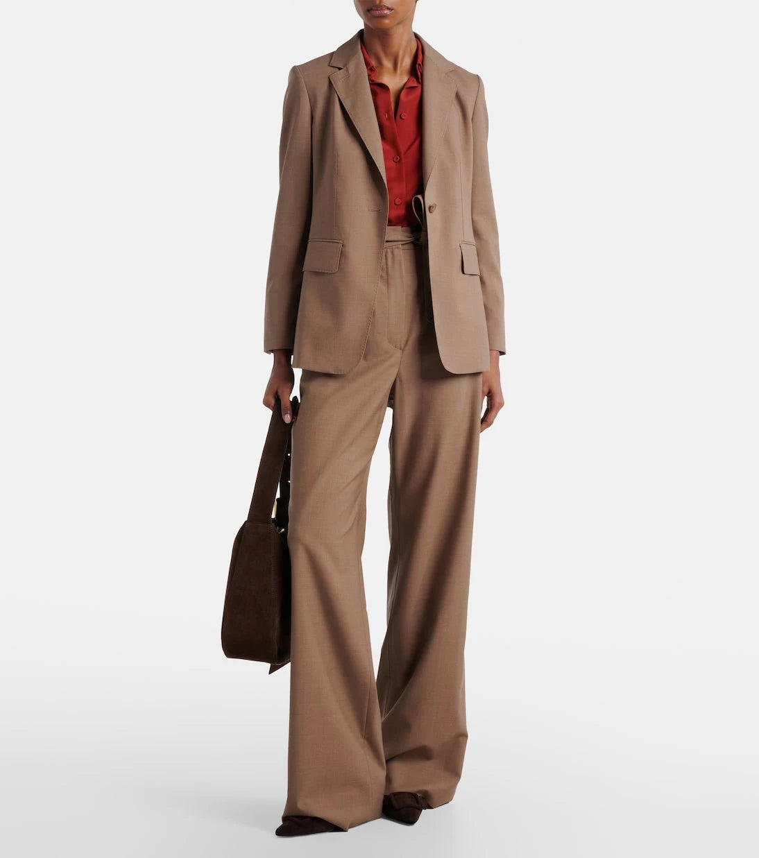 Max Mara - Salpa virgin wool wide-leg pants