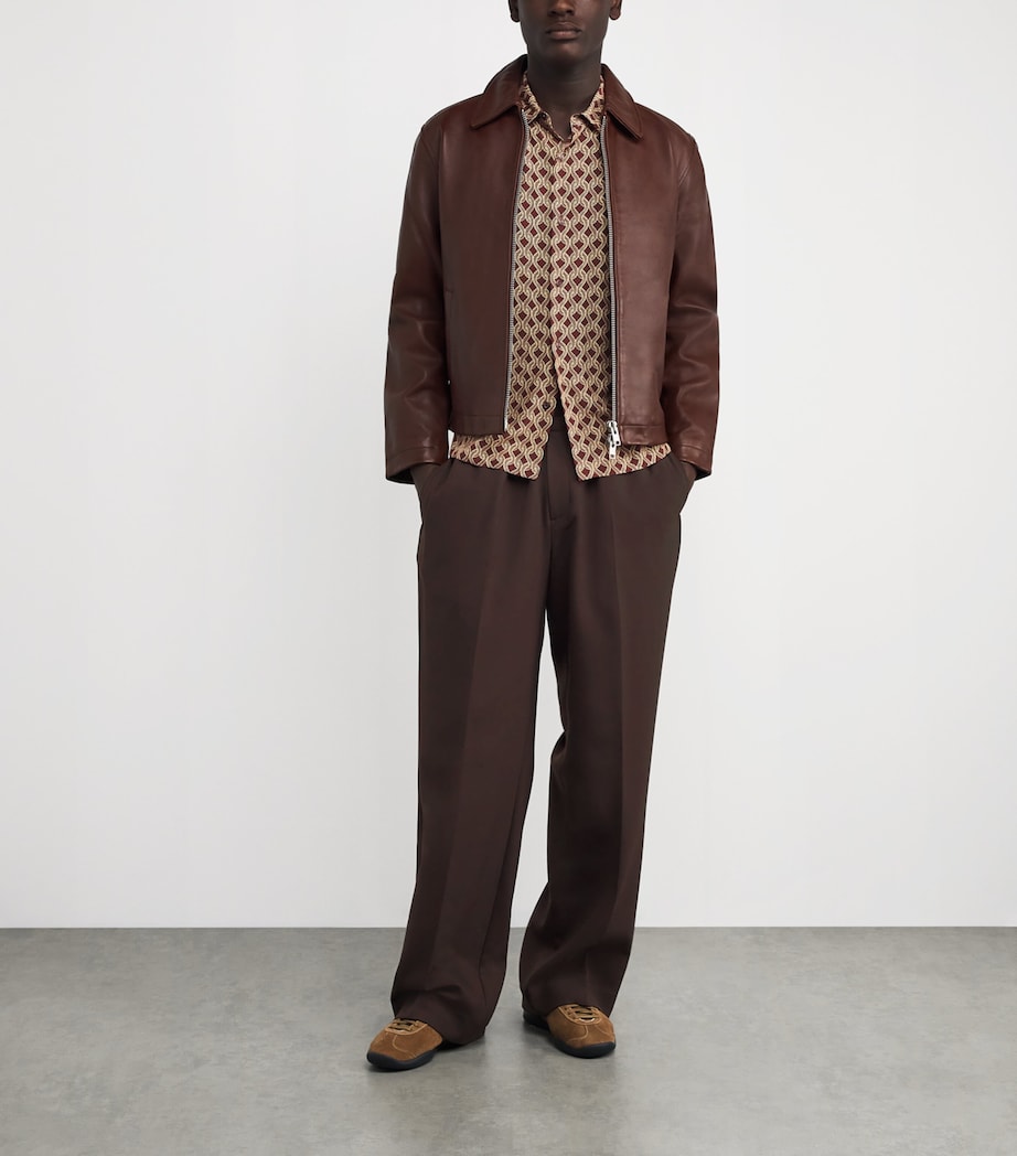 Jersey Wide-Leg Trousers