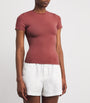 Skims Red Cotton Jersey T-Shirt