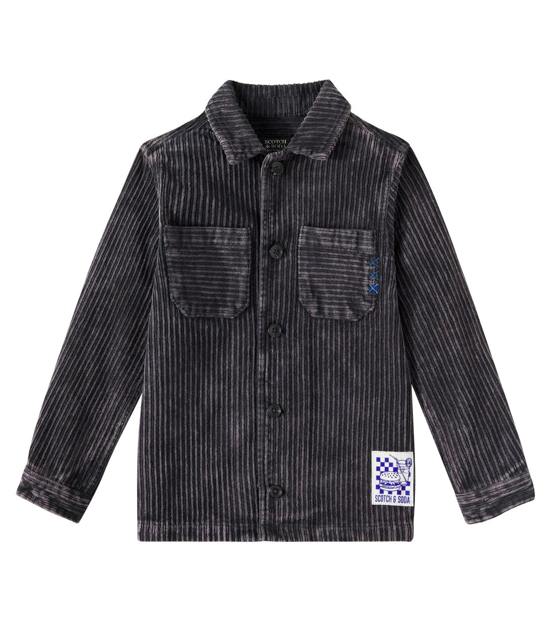 Scotch & Soda Kids - Cotton corduroy overshirt