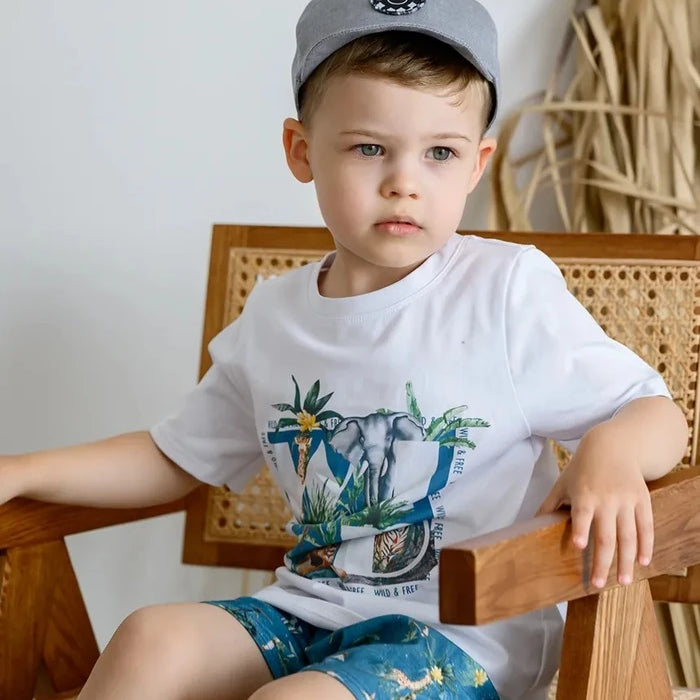 Jamiks OMER Çocuk Pamuk Şapka Vizörlü