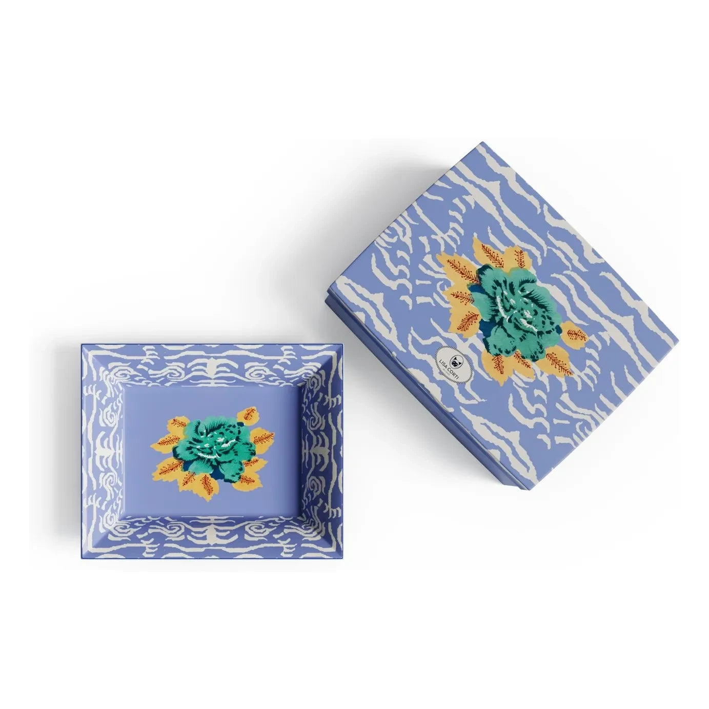 Lisa Corti - Indian Tiger storage bin | Mauve