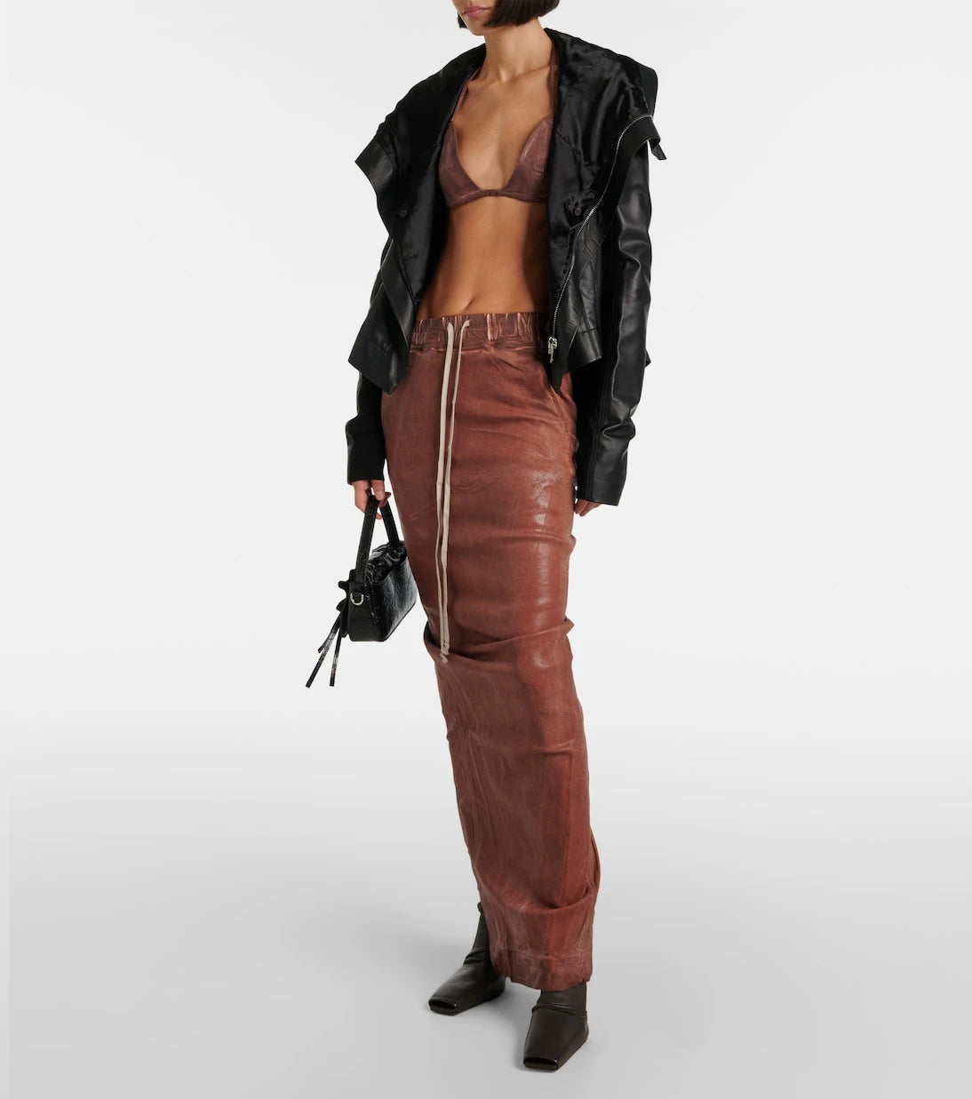 Rick Owens - Denim maxi skirt