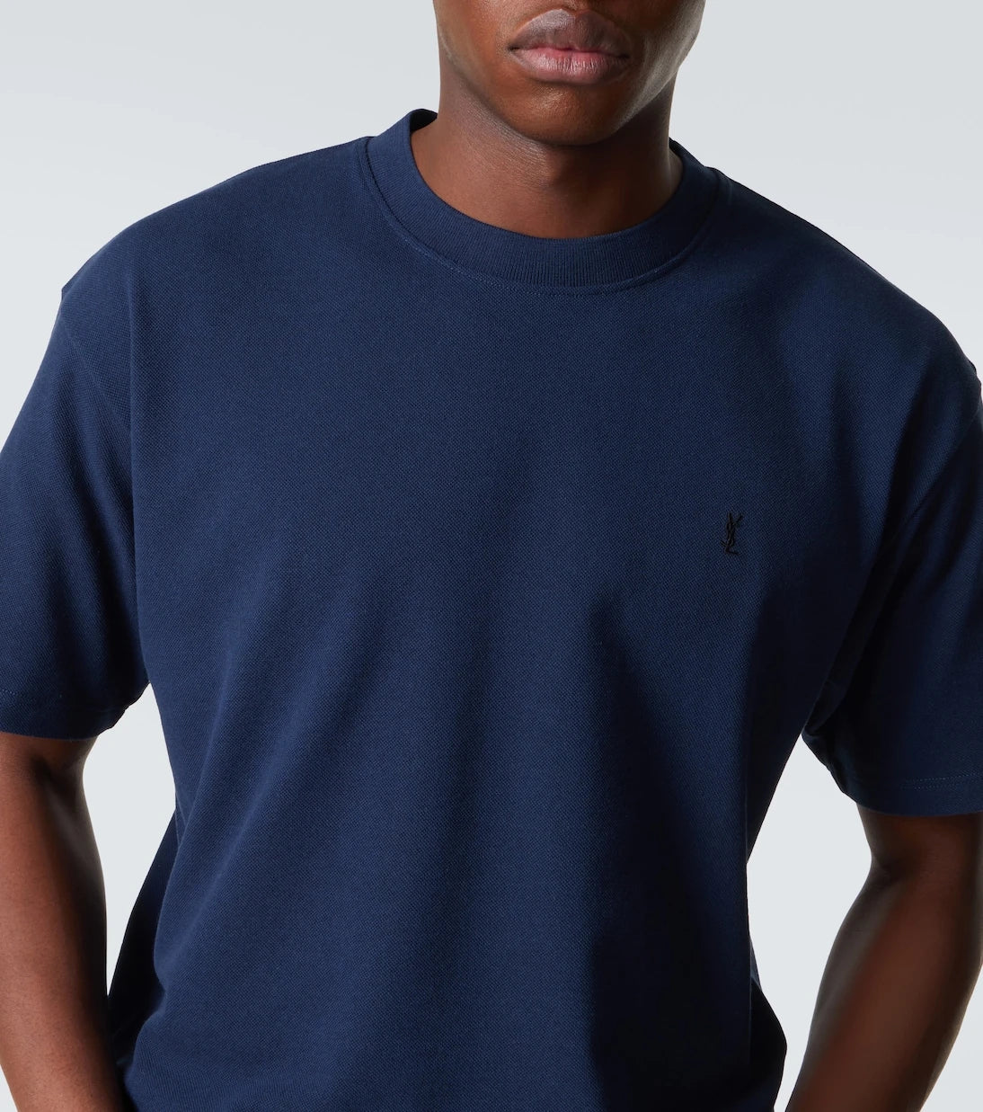 Saint Laurent - Cotton-blend T-shirt