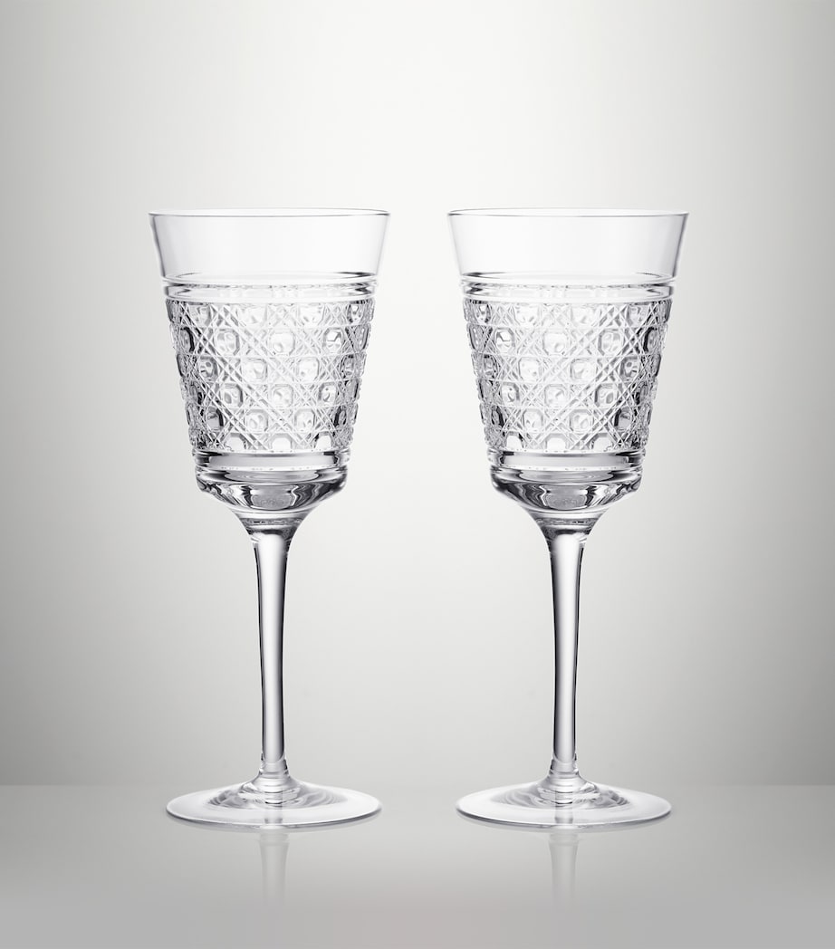 Set of 2 Crystal Red Wine Goblets (384ml)