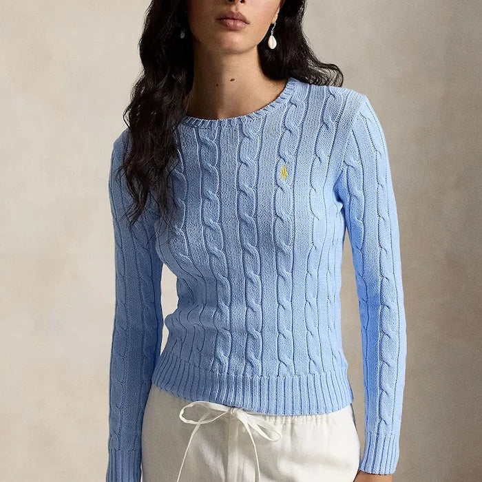 Polo Ralph Lauren kadın PIMA COTTON pamuklu kazak -LSL-PLO