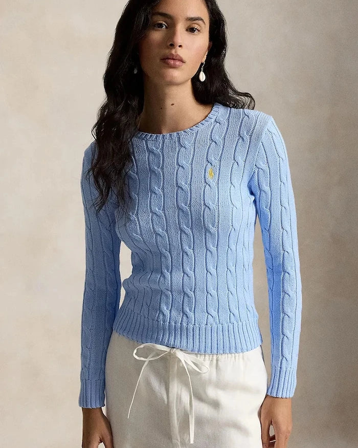 Polo Ralph Lauren kadın PIMA COTTON pamuklu kazak -LSL-PLO