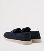 Suede Triangle Loafers