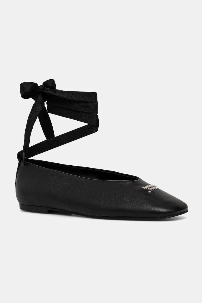 Tommy Hilfiger TJW BALLERINA WITH LACES Deri Balerin