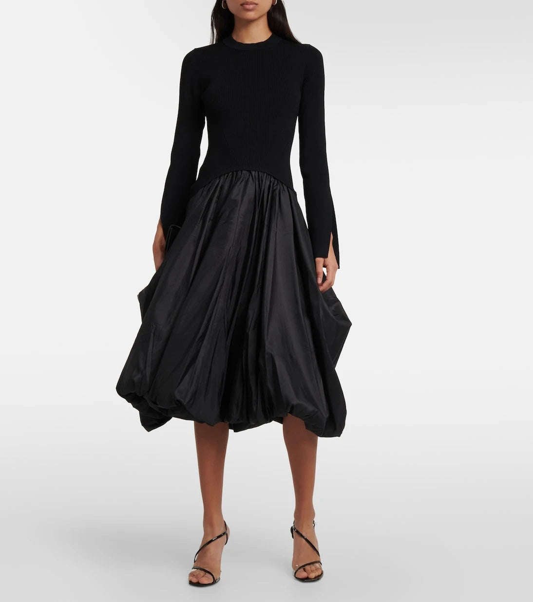 Simkhai - Kenlie taffeta-trimmed midi dress