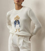 Silk Polo Bear Sweater CREAM