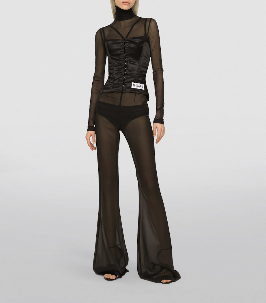 Dolce & Gabbana Multi Satin Corset Top