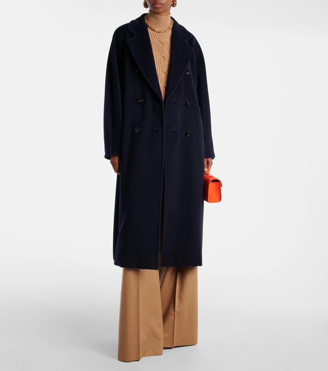 Max Mara - Madame wool and cashmere wrap coat